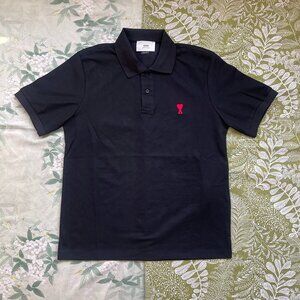AMI Paris Ami De Coeur Polo Shirt